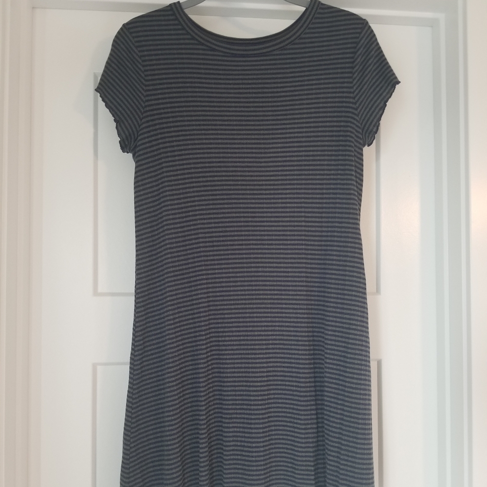 Blue and Green Swing Dress